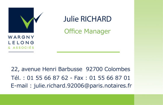 Carte de visite